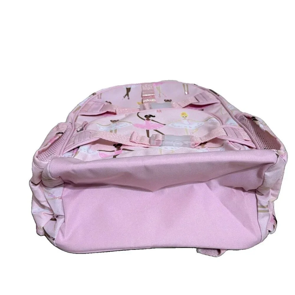 Pottery Barn Kids Mackenzie Pink Shimmer Ballerina Backpack & Lunchbox Large
